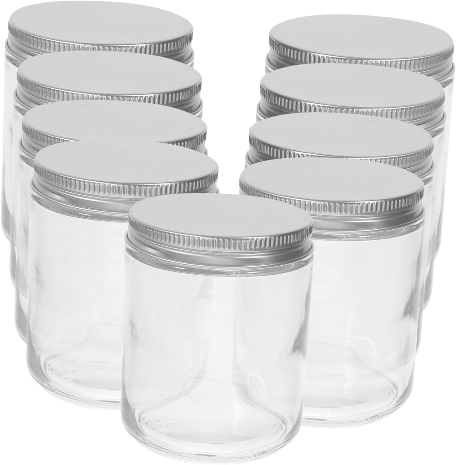 12pcs Diy Candle Making Jars Glass Votive Holders