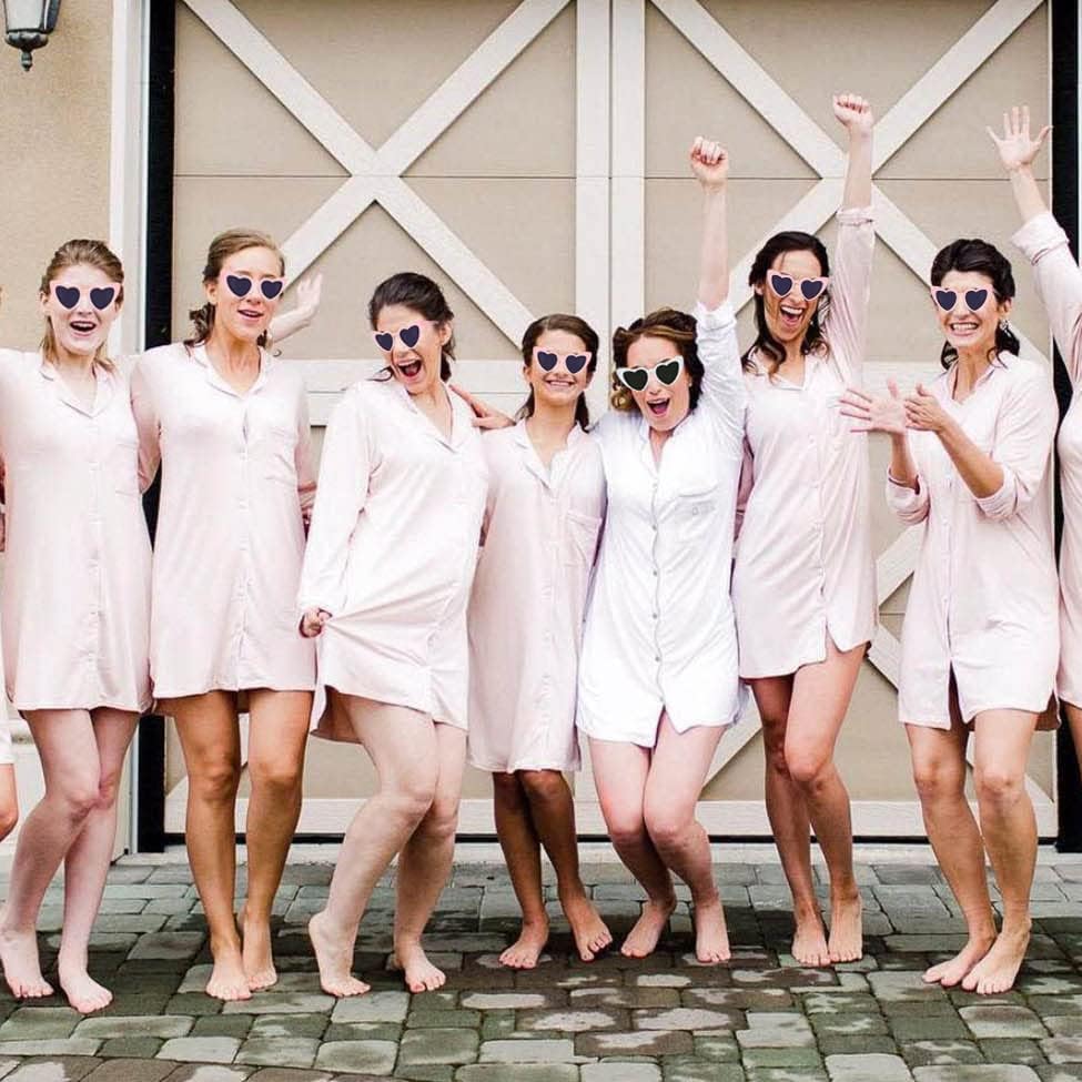 LADYHOME 10 Pairs Heart Shaped Bachelorette Sunglasses