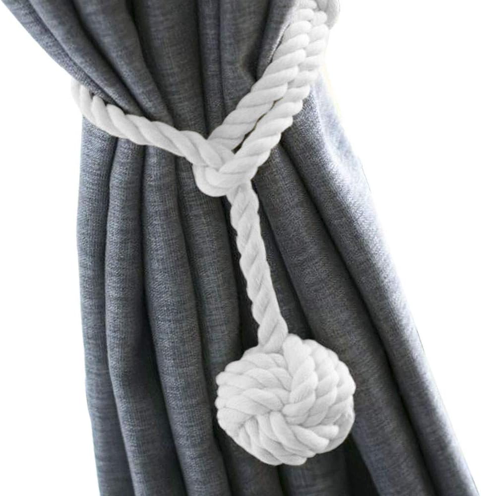 Melaluxe 4 Pack Curtain Tiebacks Heavy Duty