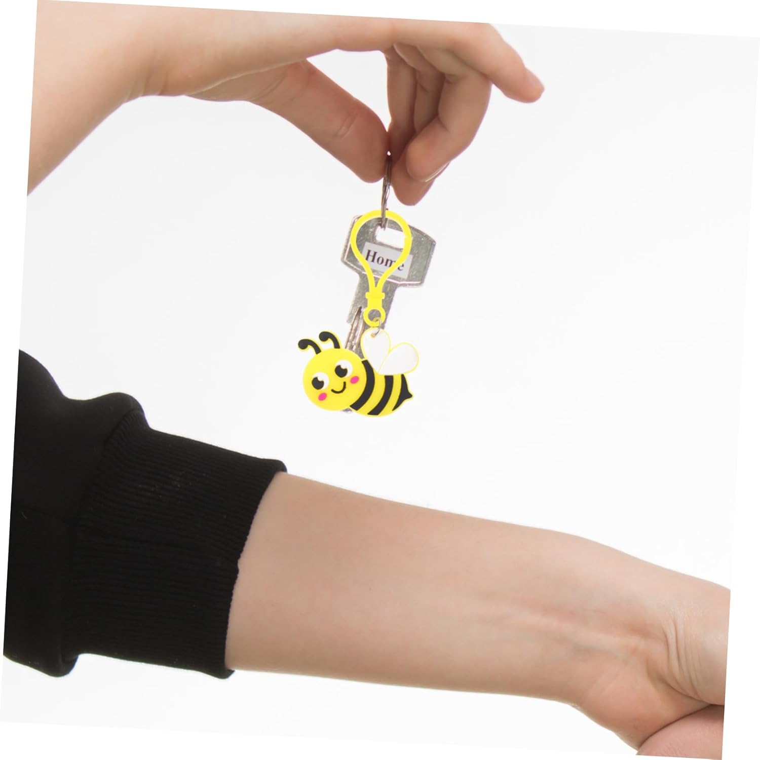 24pcs Cute Bee Keychains for Backpack and Party Favors