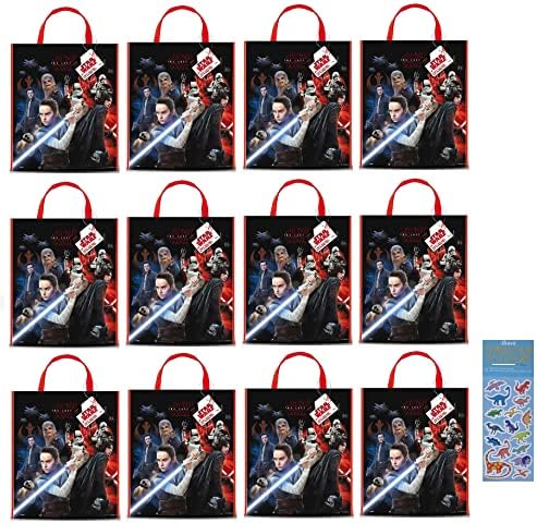 Star Wars Birthday Party Favor Tote Bags 12 Count
