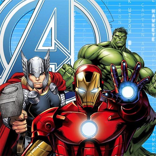 Hallmark Avengers Assemble Lunch Napkins 16 Pack