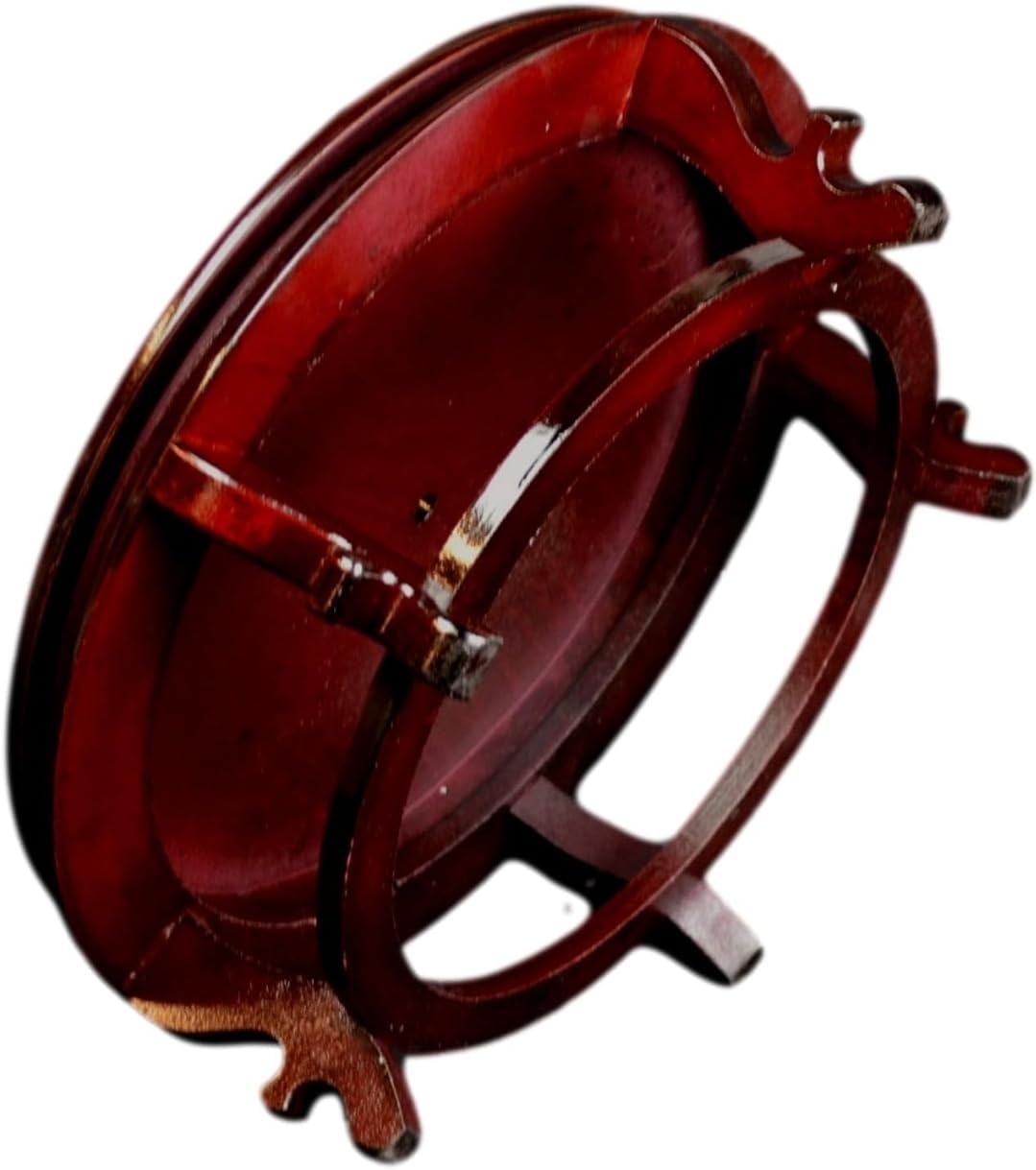 Festcool Wooden Fishbowl Display Vase Stand 16 Inch