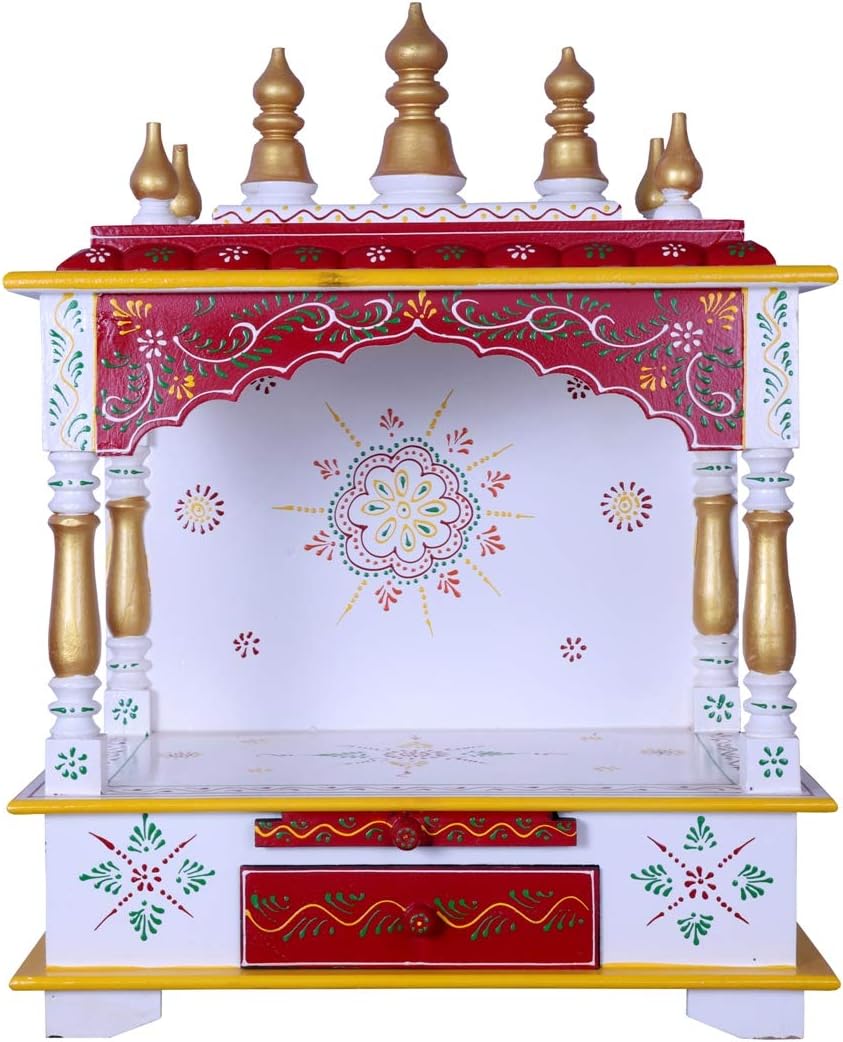 Wood Home Temple Orange 18x12x24 Inch