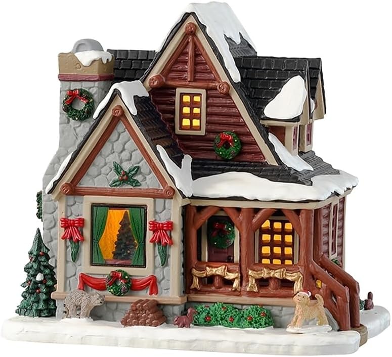 Lemax Christmas Cabin 35077 Lighted Building