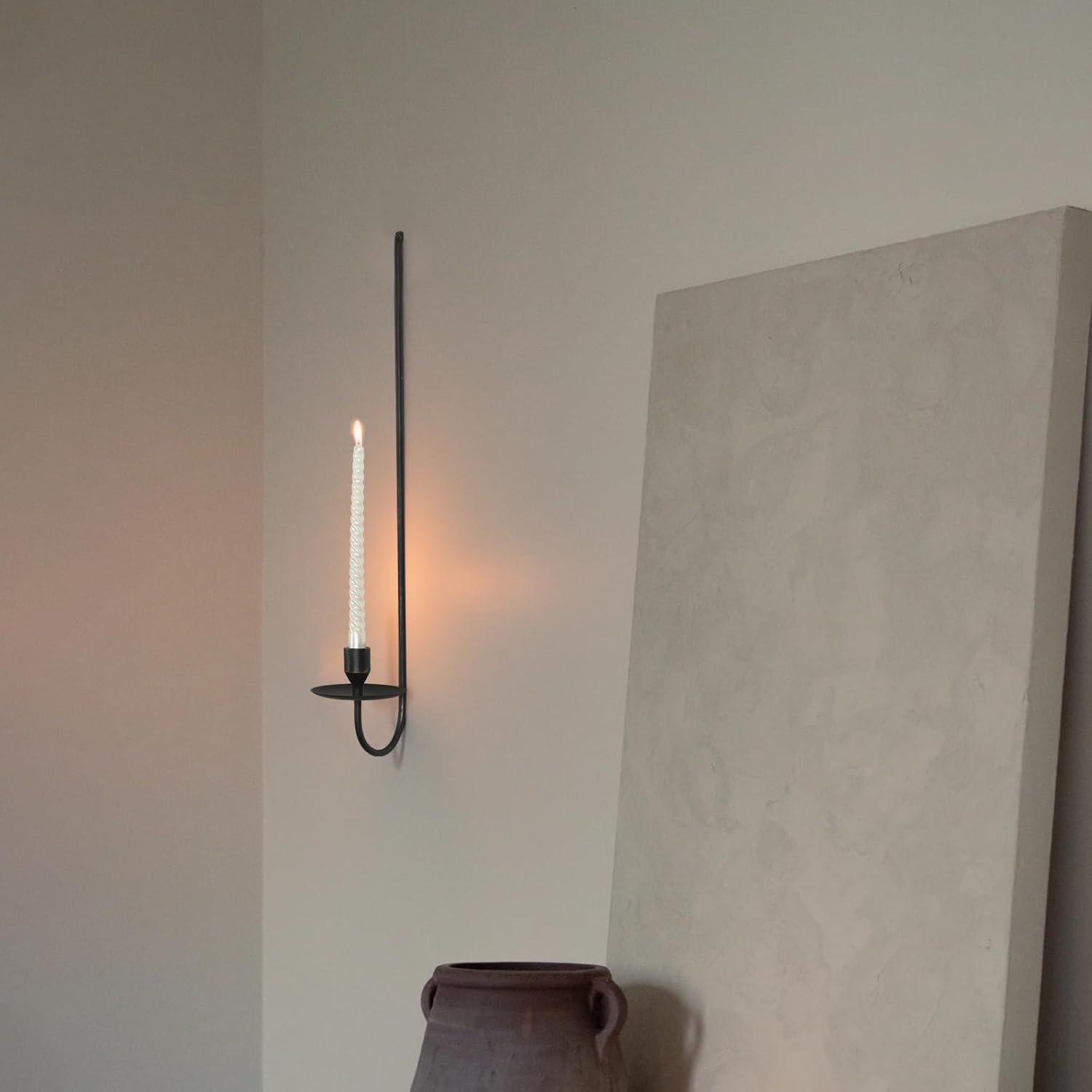 248 Inch Iron Wall Candle Sconce Set of 2