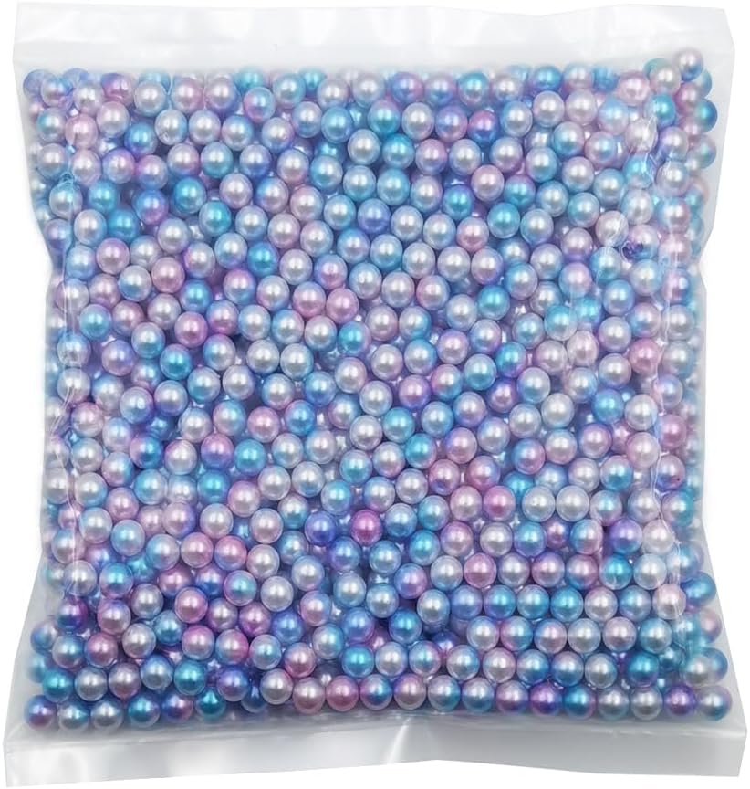 1100 pcs Gradient ABS Faux Pearls for Vase Fillers