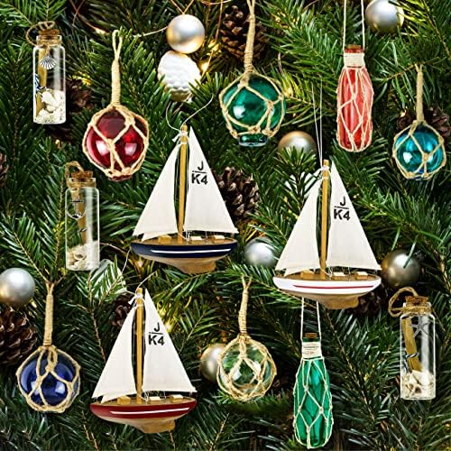 Sailingstory Glass Buoy Nautical Decorative Balls Set of 6