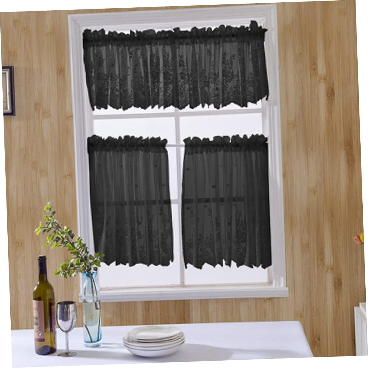 Lace Kitchen Curtains Valance for Windows