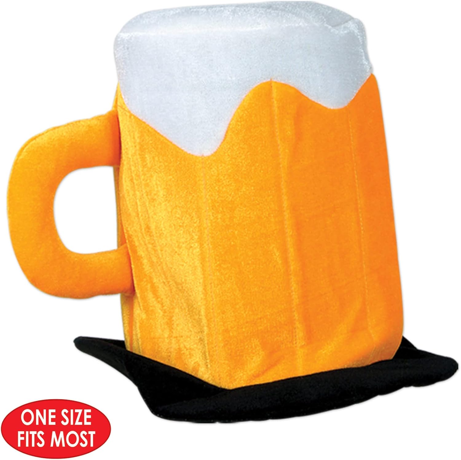 Plush Beer Mug Hat for Parties