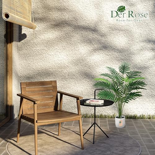 Der Rose 28 Inch Artificial Palm Tree with White Pot