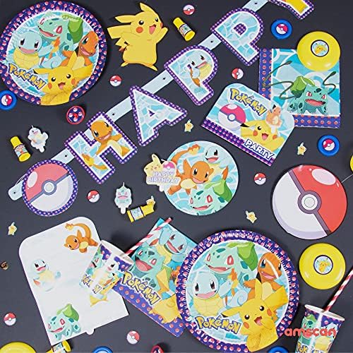 Amscan Pokmon Party Invitations 8 Pack