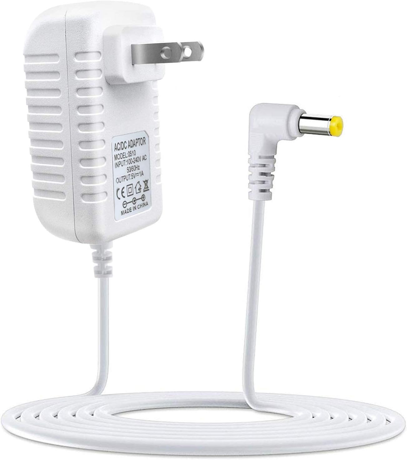 Digital Alarm Clock Power Cord with 8 Inch Display