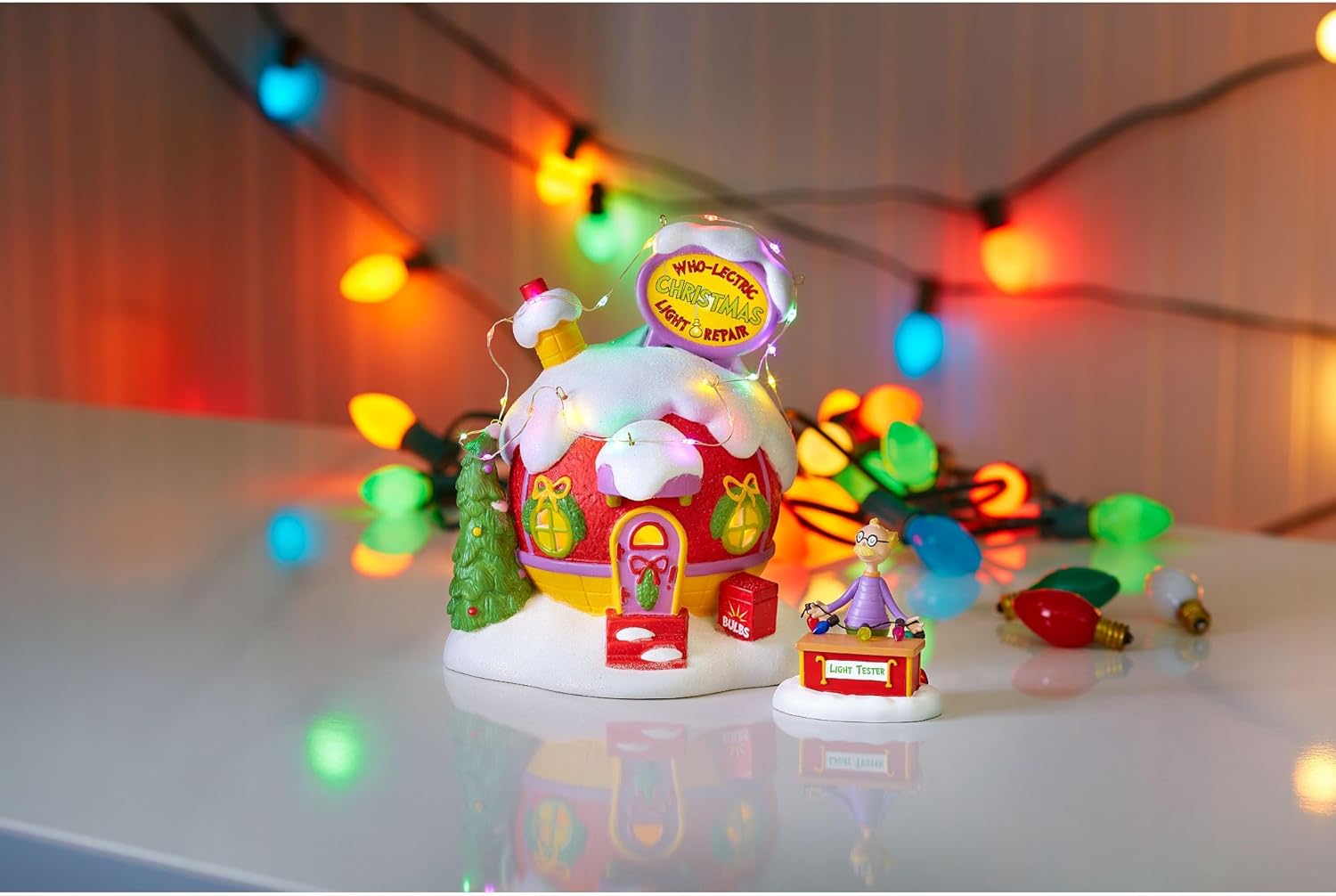 Department 56 Dr Seuss Grinch Village Light Building 7 Inch