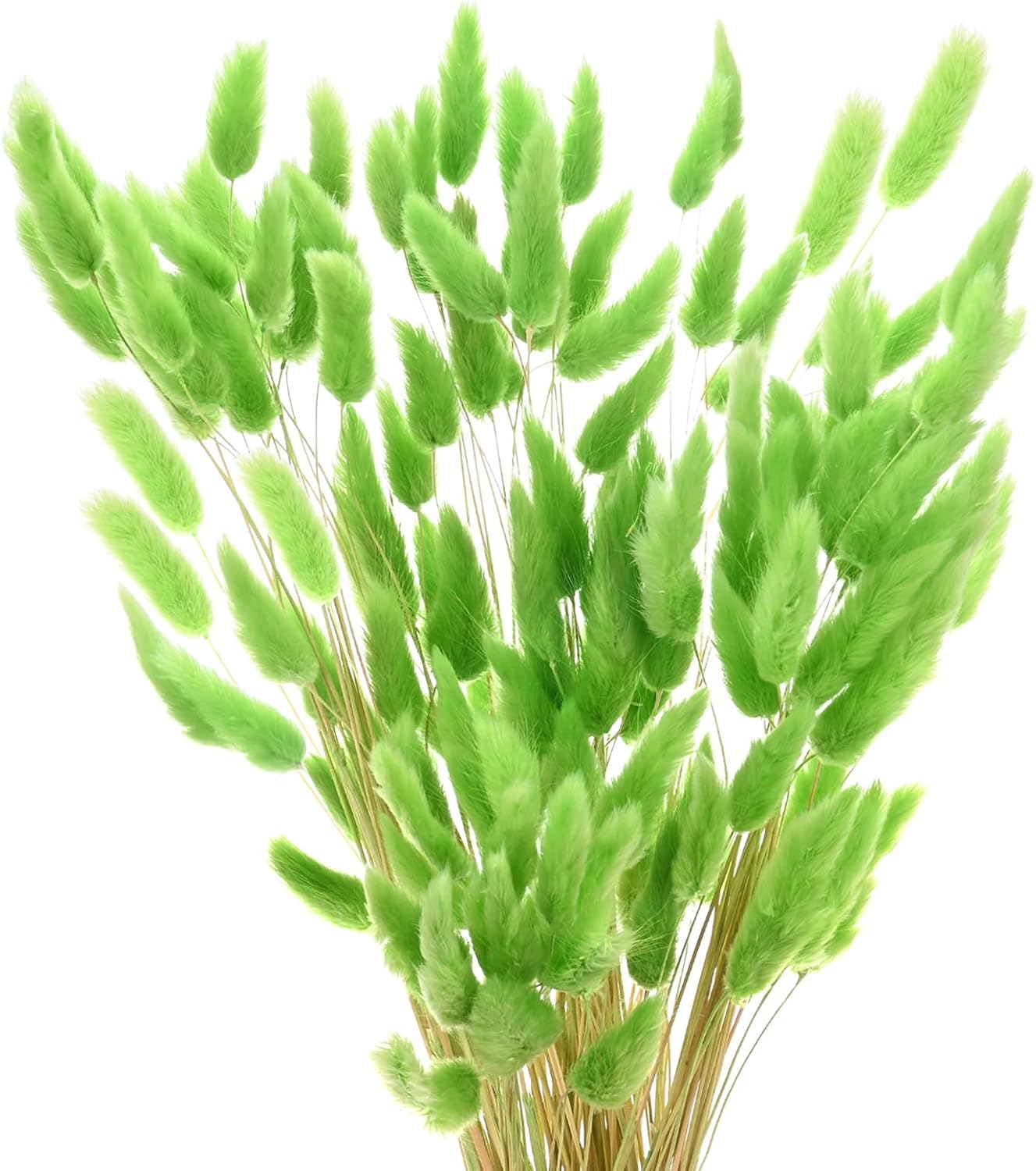 120-Pack Artificial Bunny Tails Grass 17 Inch Green Decor