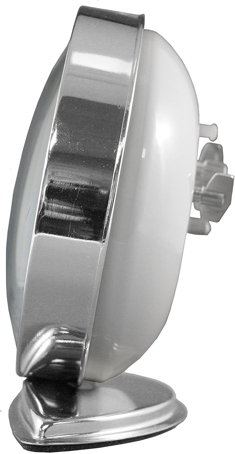 Equity 24014 Wind Up Loud Bell Metal Alarm Clock Pack of 1 Silver