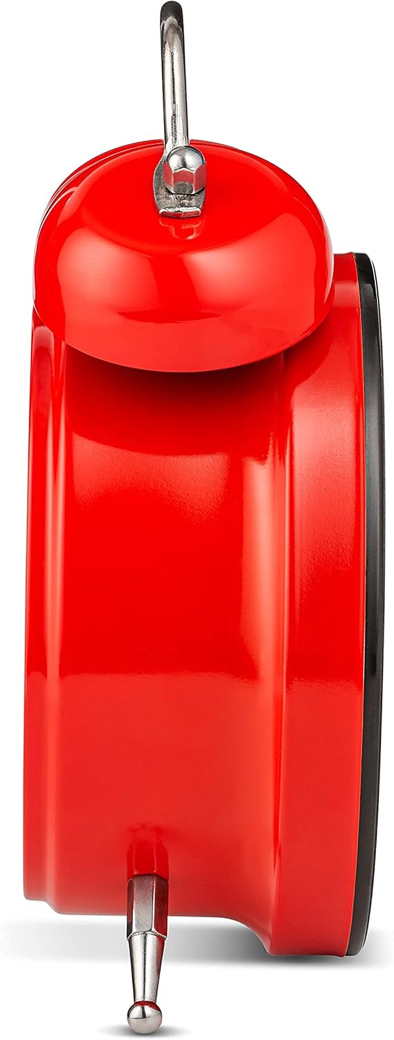 Bernhard Products Retro Twin Bell Analog Alarm Clock