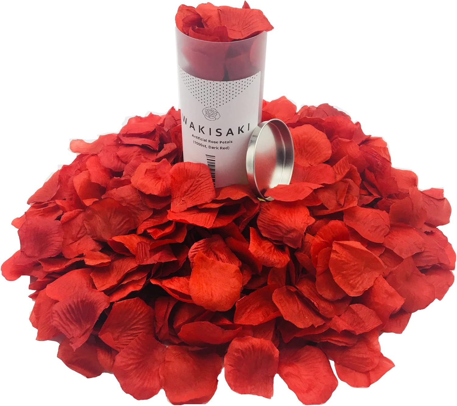Pre-Separated Scented Artificial Silk Rose Petals 1000 PCS Dark Red