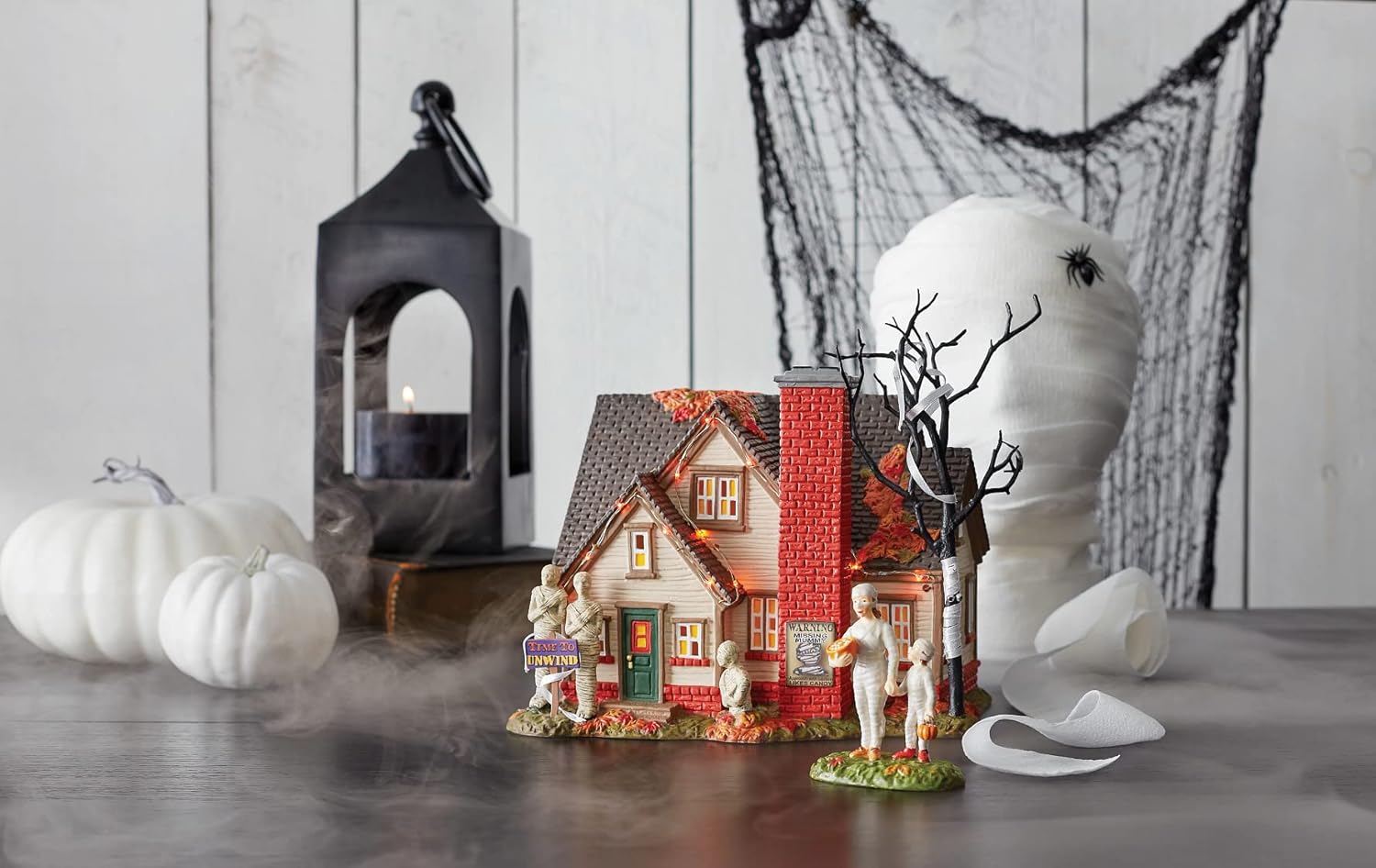Department 56 Halloween The Mummy House Lighted Building