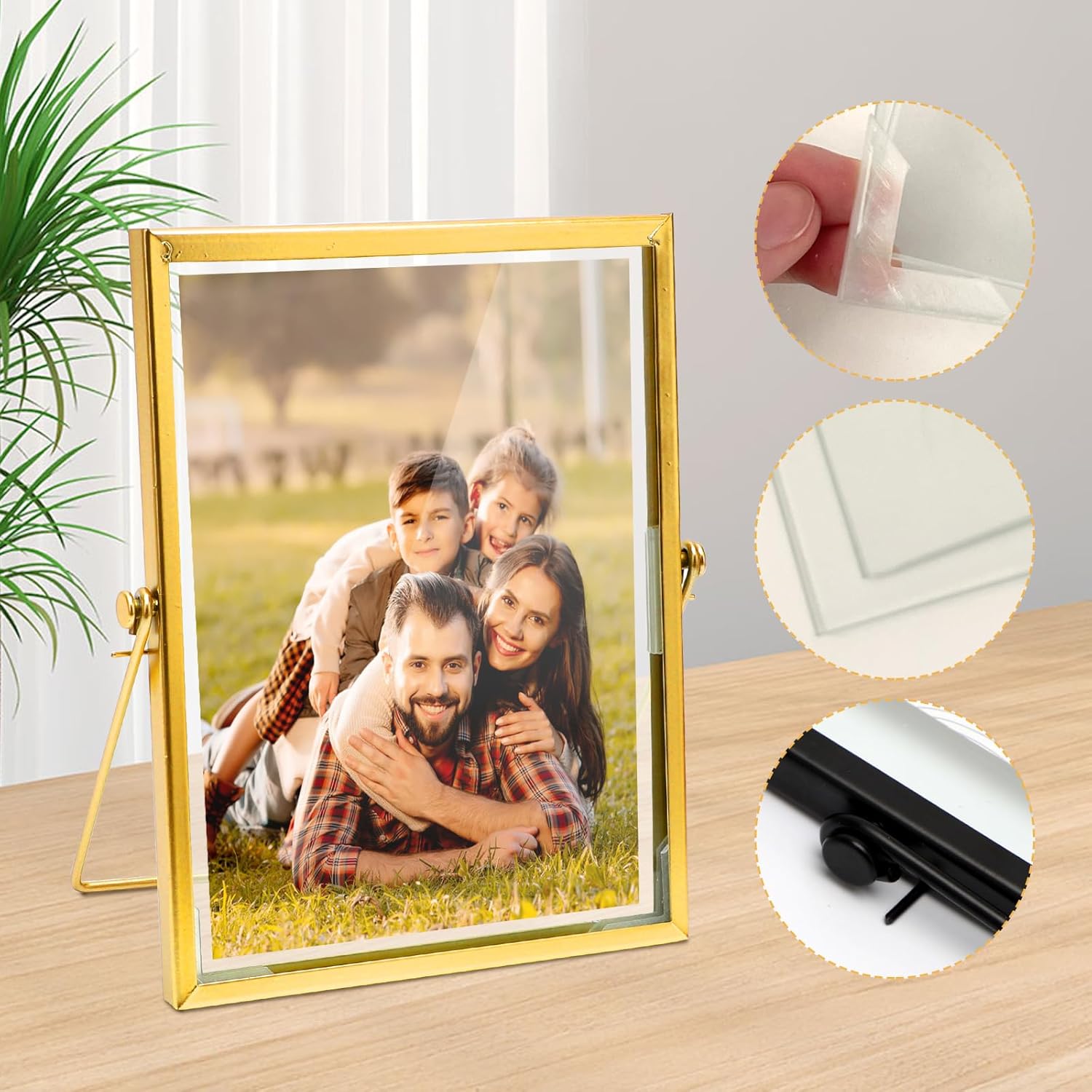 Yuragim A5 Glass Picture Frame Pack of 2