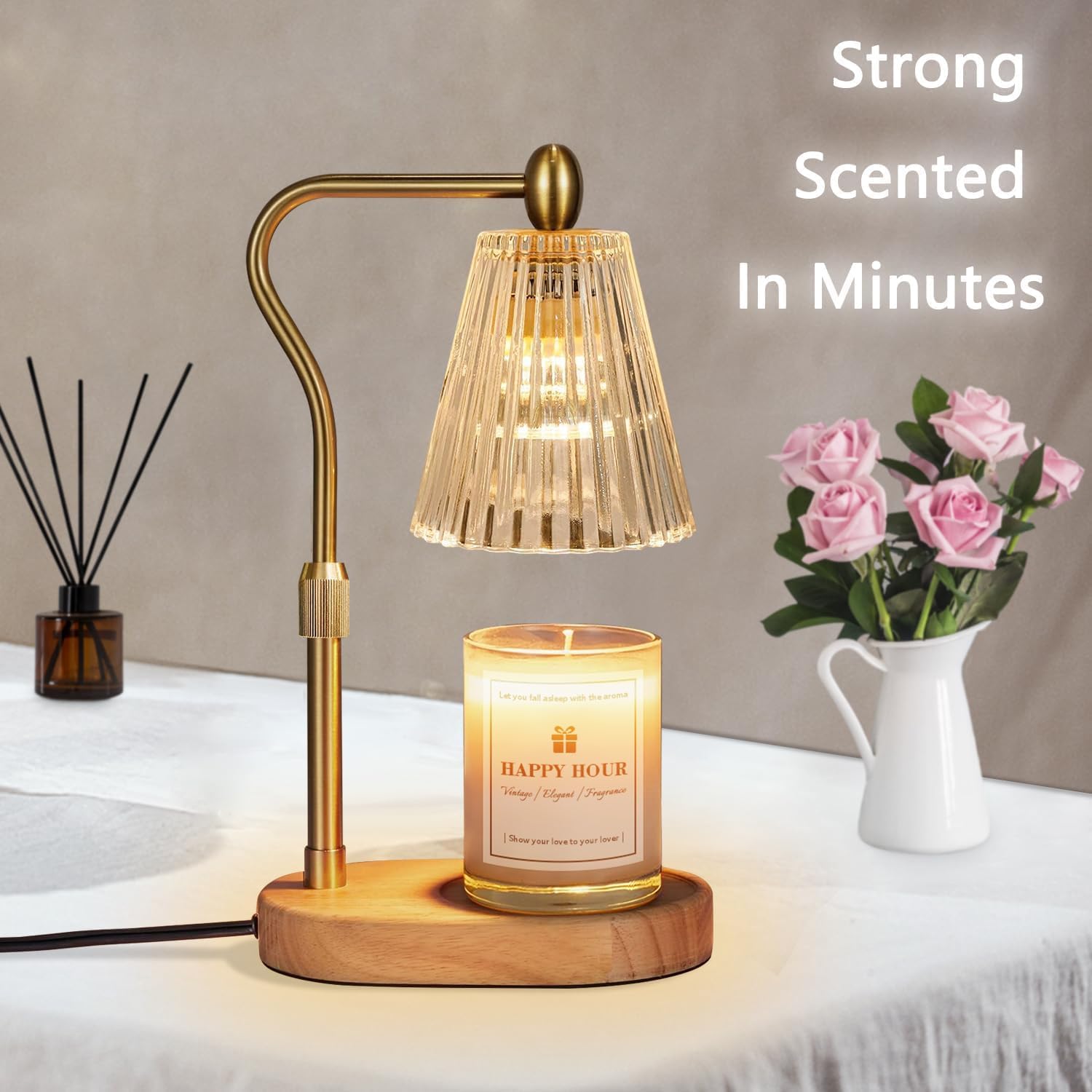 Imenlox Candle Warmer Lamp with Timer and Dimmer