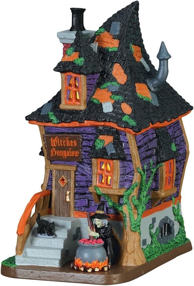 Lemax Witches Bungalow with LED Lights