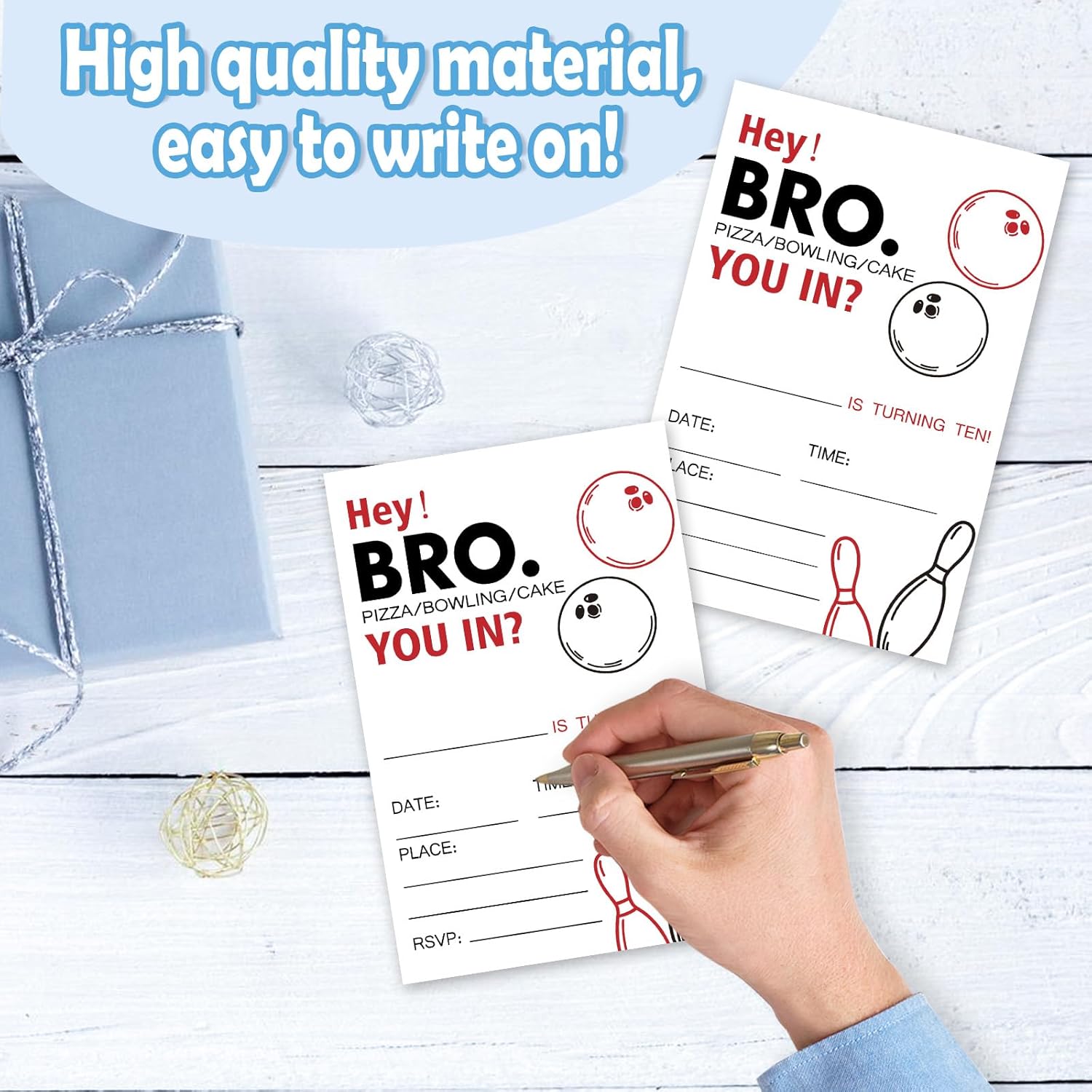 Bro Youre Invited Birthday Invitations Cards