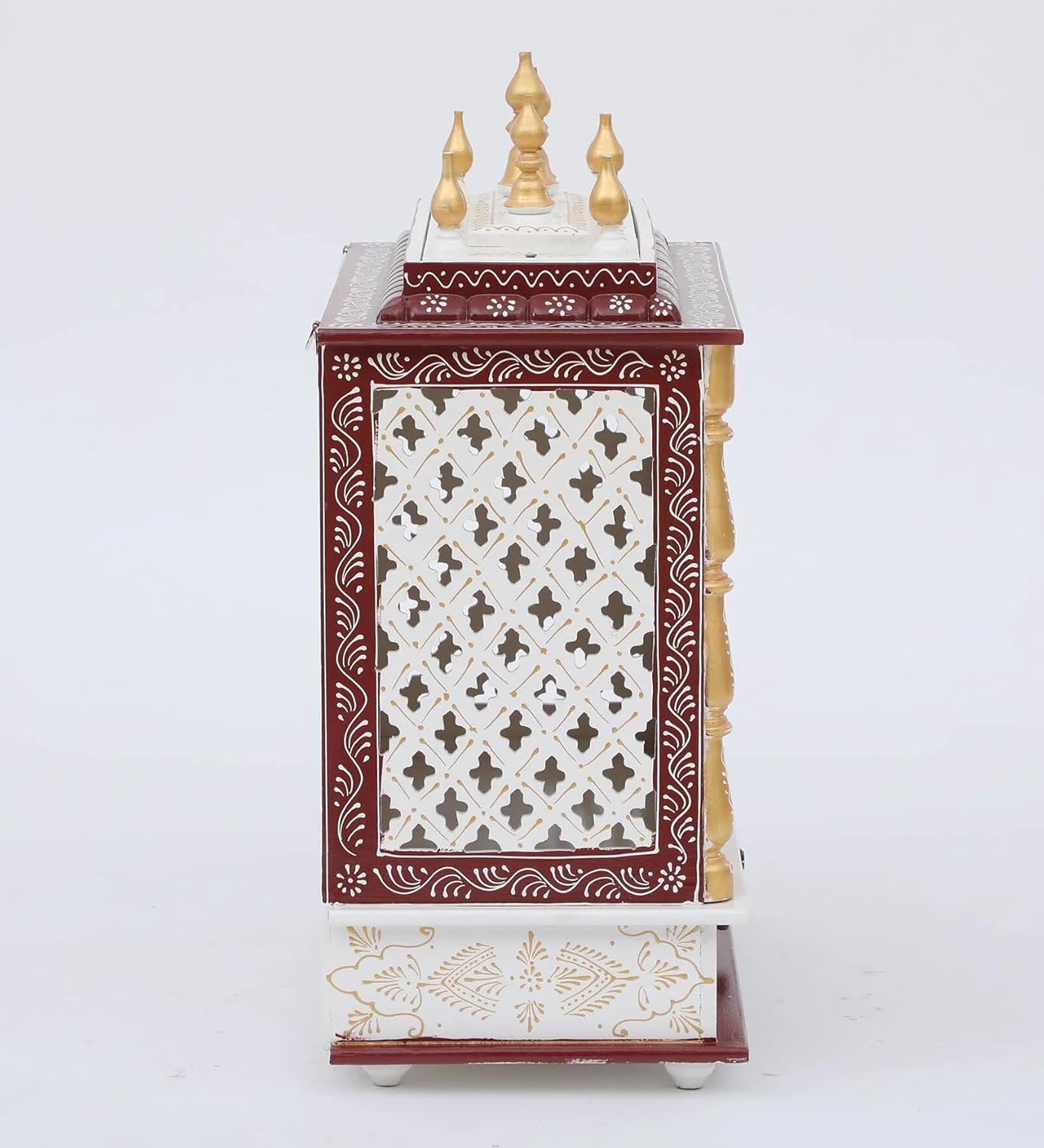 Wooden Temple Wall Sculpture 12 Inch