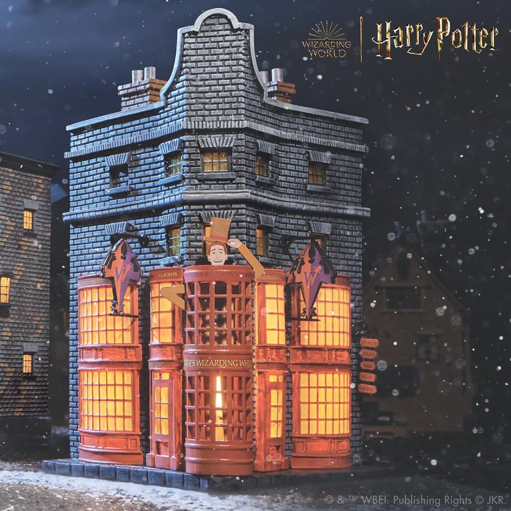 Department 56 Harry Potter Weasleys Wizard Wheezes Lighted Building