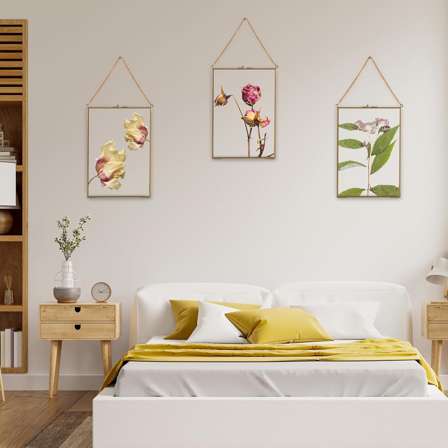 HighFree Double Glass Floating Frame for Dried Flowers
