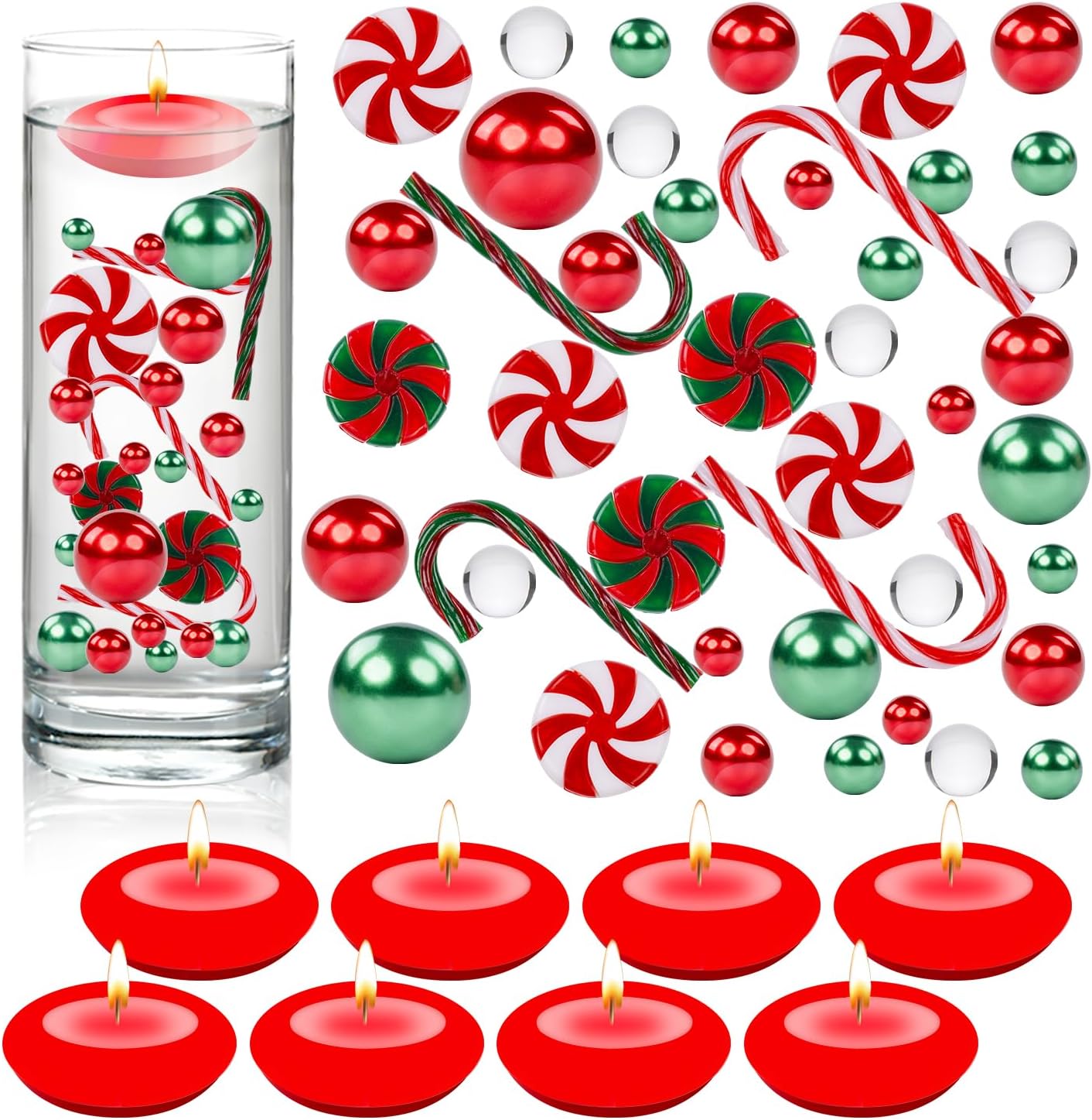 MagicLub 4118 Pcs Christmas Vase Filler Decor Set