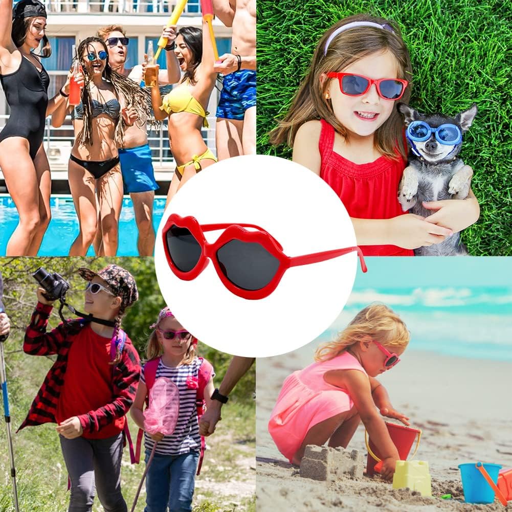 UMEELR Valentine Heart Sunglasses Set 6 Pack