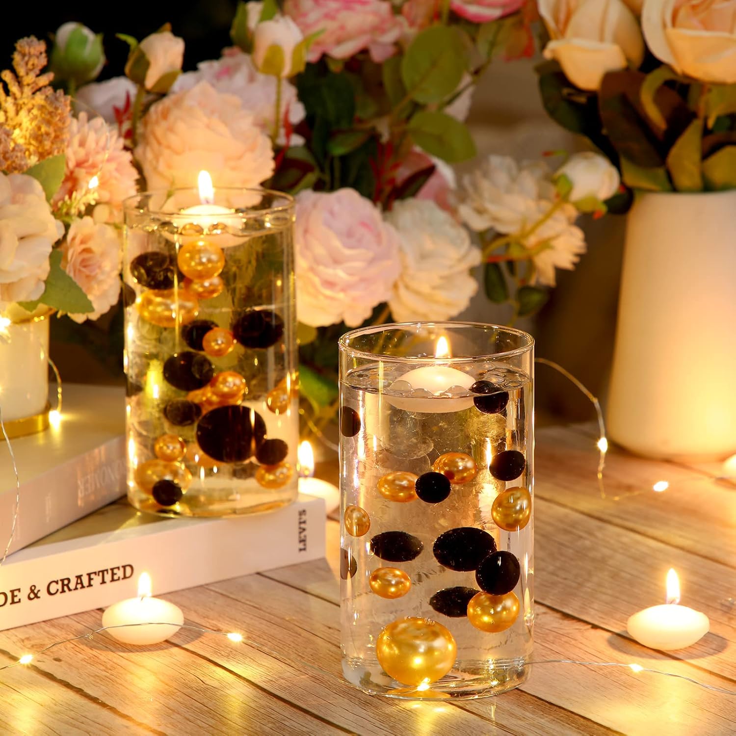 Nuanchu 20156 Pcs Centerpiece Vase Decor Set