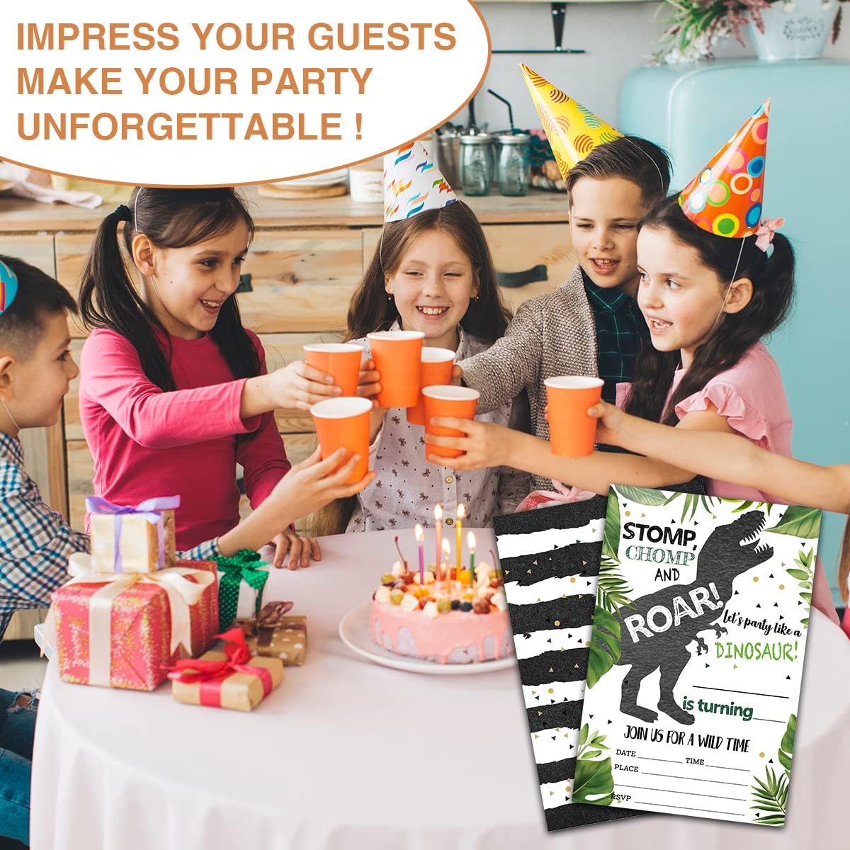 NYCTUG Dinosaur Party Invitation 4 X 6