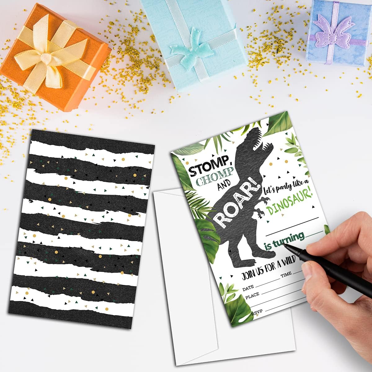 NYCTUG Dinosaur Party Invitation 4 X 6