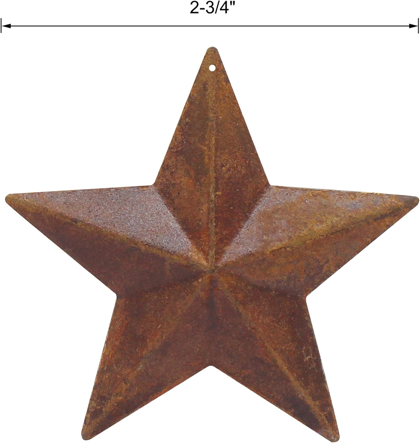 Rustic Barn Stars Metal Decor Set of 24