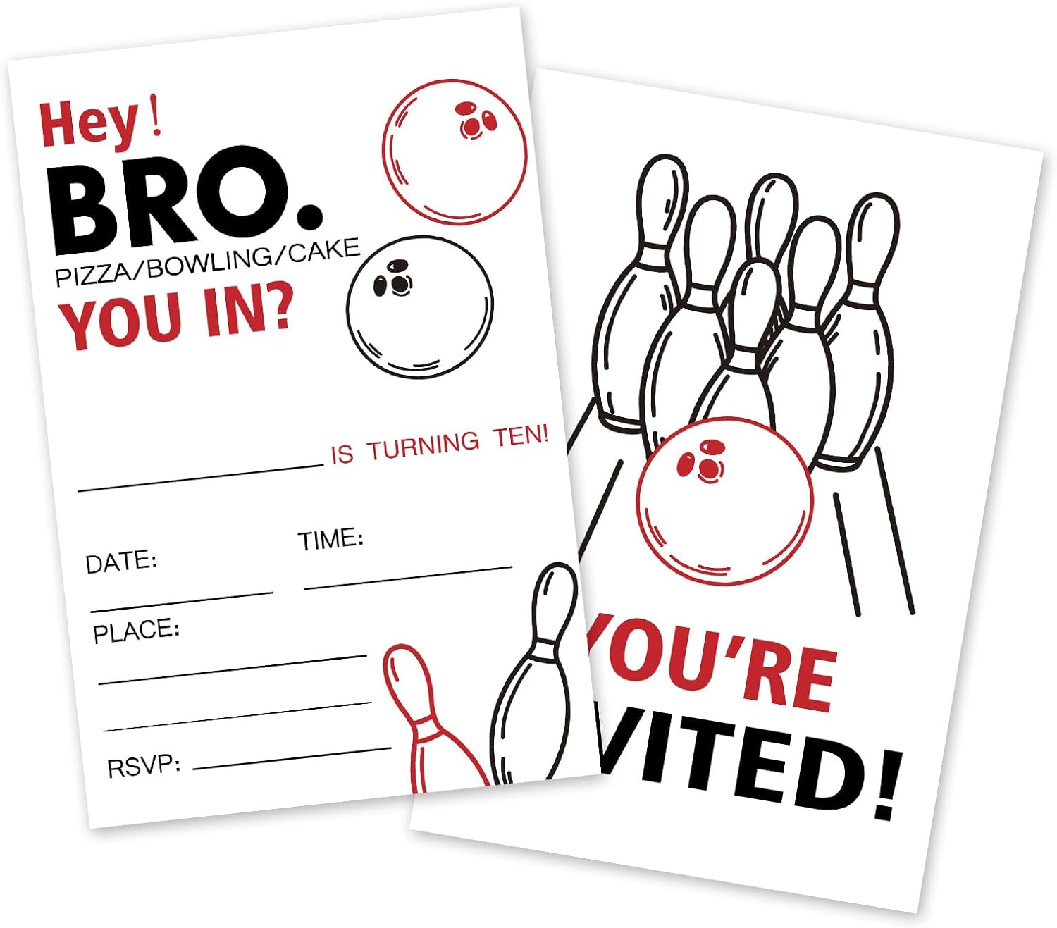 Bro Youre Invited Birthday Invitations Cards
