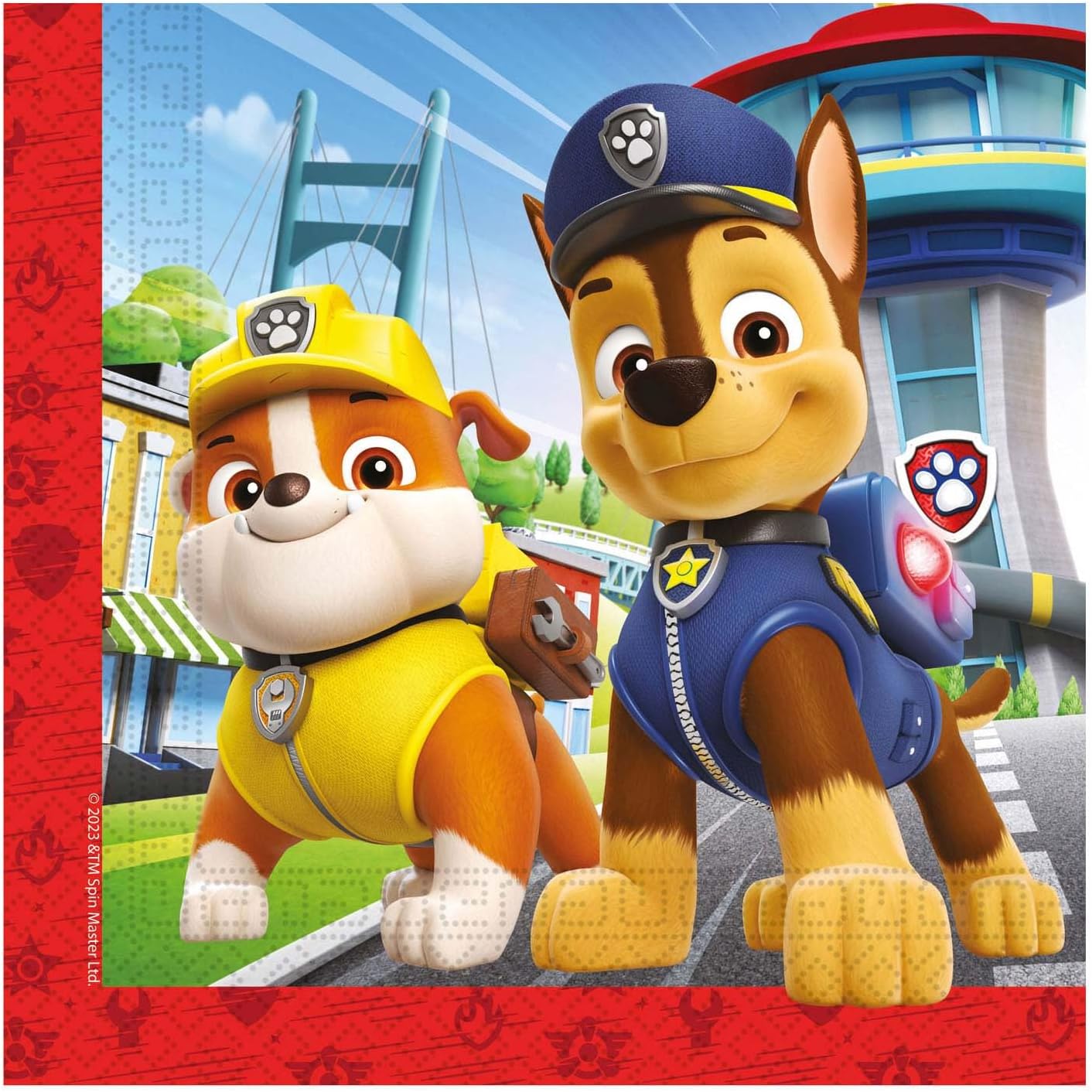 Paw Patrol Rescue Heroes Napkins Pack of 20