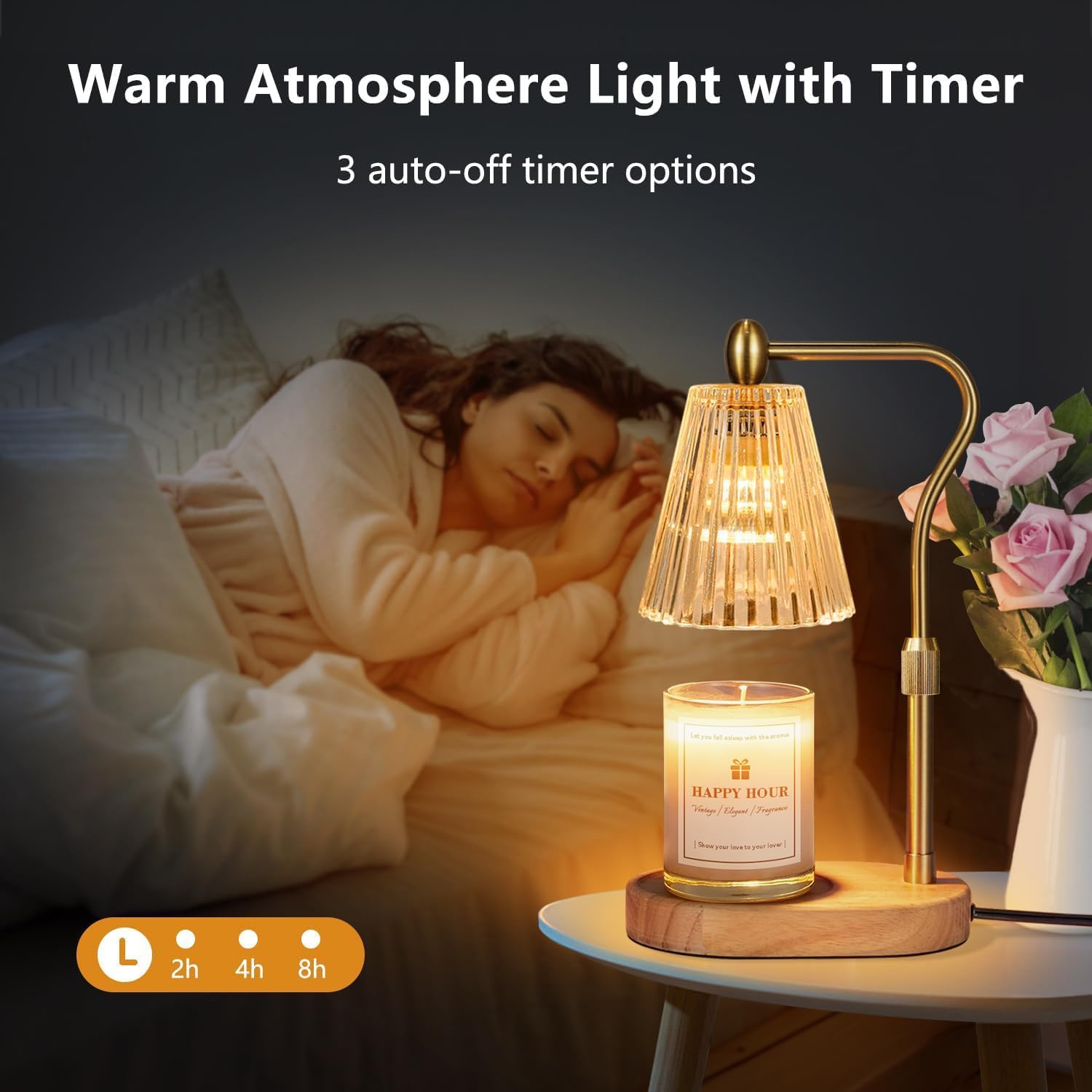 Imenlox Candle Warmer Lamp with Timer and Dimmer