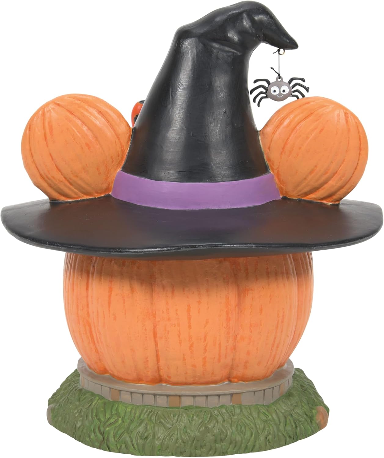 Department 56 Disney Village Halloween Minnie Mouse Pumpkin Town House Light Building
