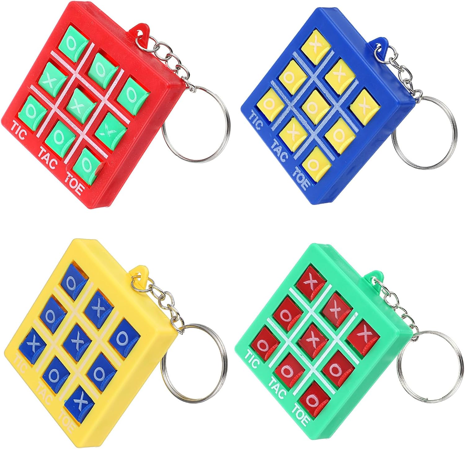 Mabor XO Tac-Toe Keychain Game for Goodie Bags