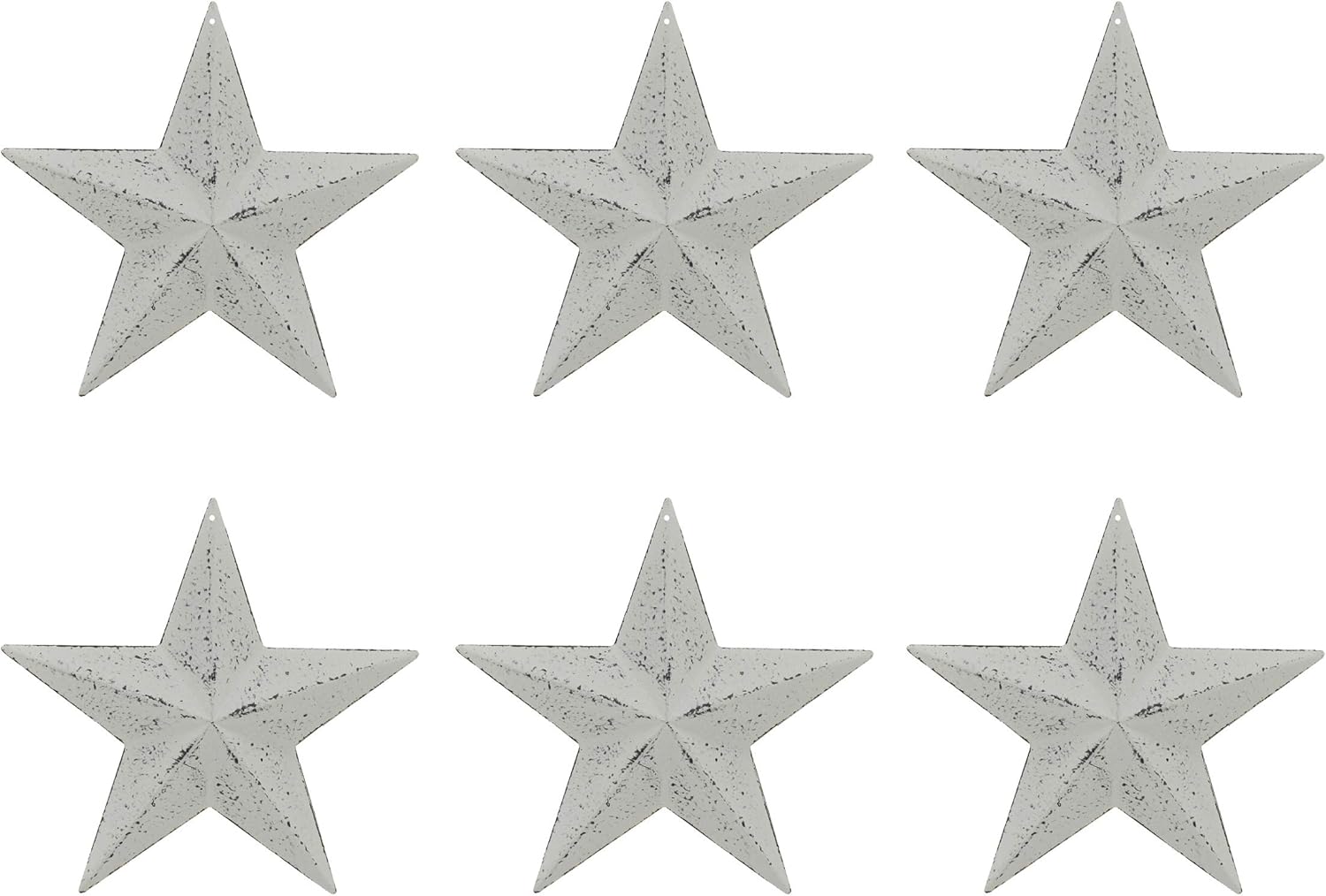 Country Rustic Barn Star Wall Decor Set of 6