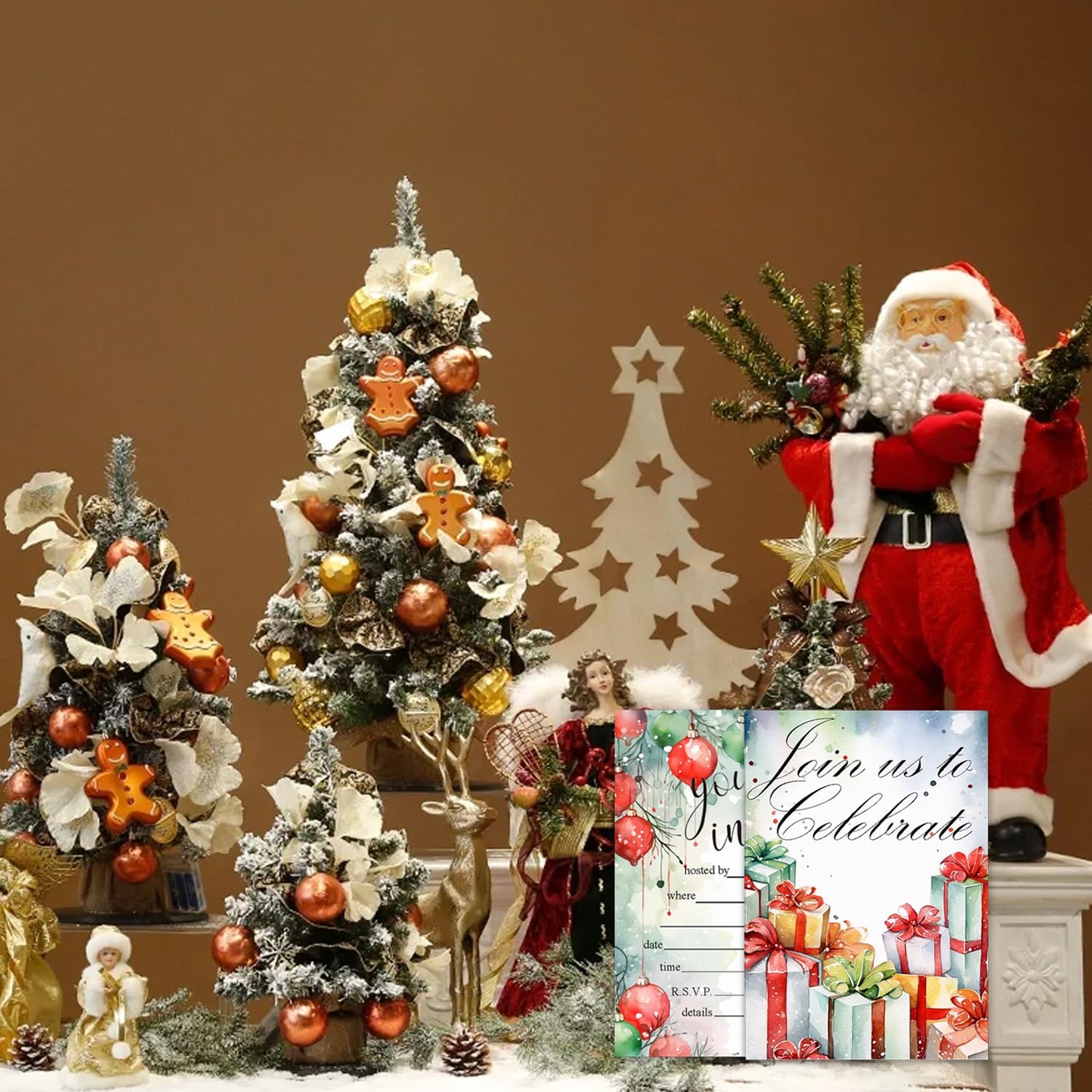 4x6 Inch Holiday Invitation Cards with Envelope 30 Pcs
