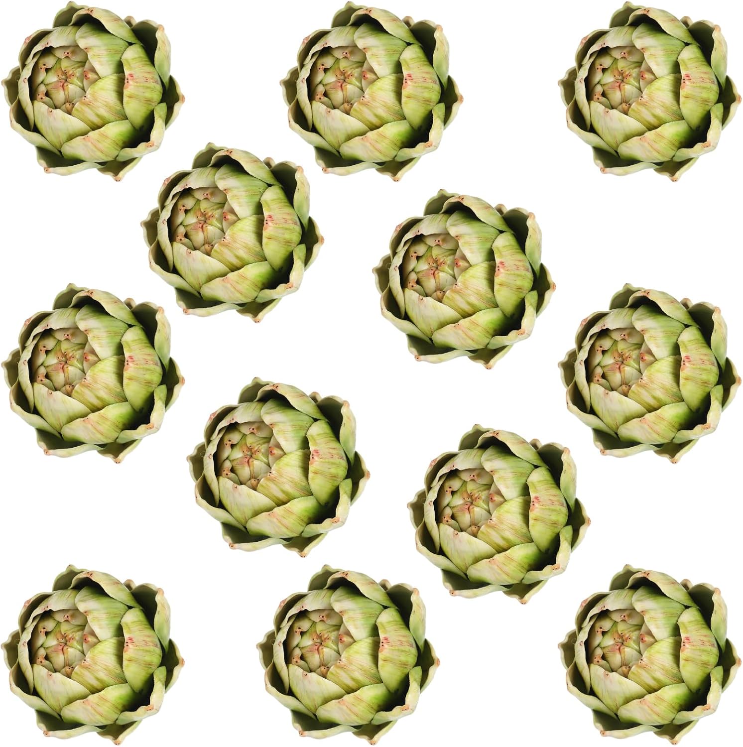 Timgle 12 Pcs Large Green Artificial Artichokes Decor