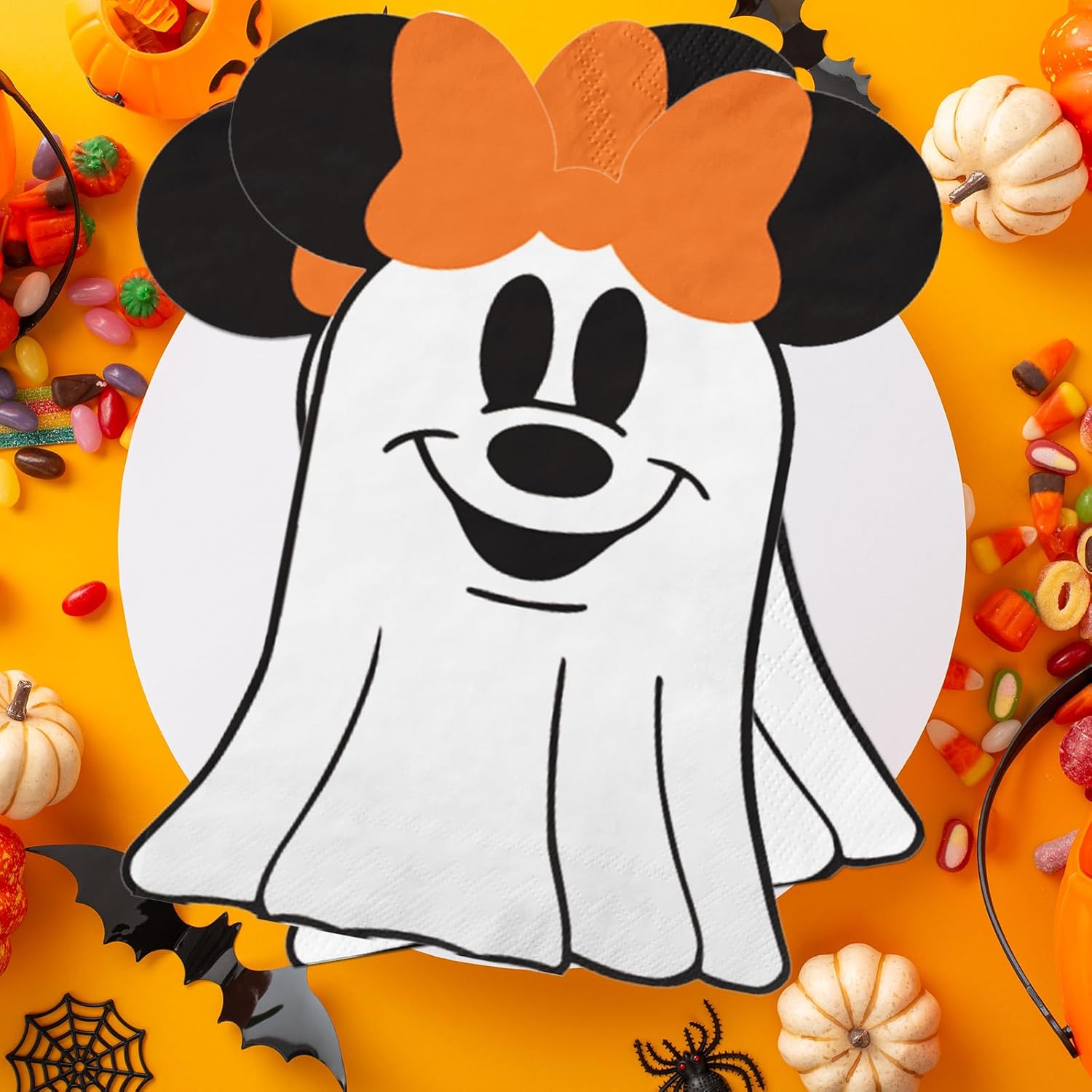 Gumwaqu Halloween Mouse Napkins 40pcs Decorative