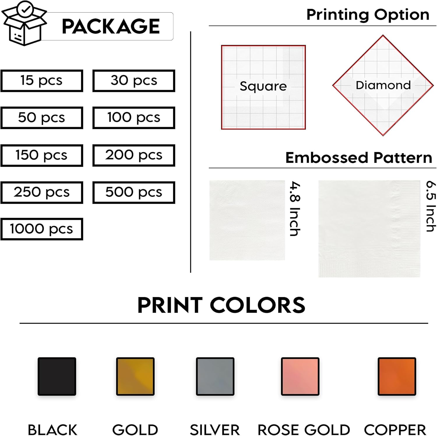 Luxury Custom Pet Portrait Napkins for Wedding and Engagement