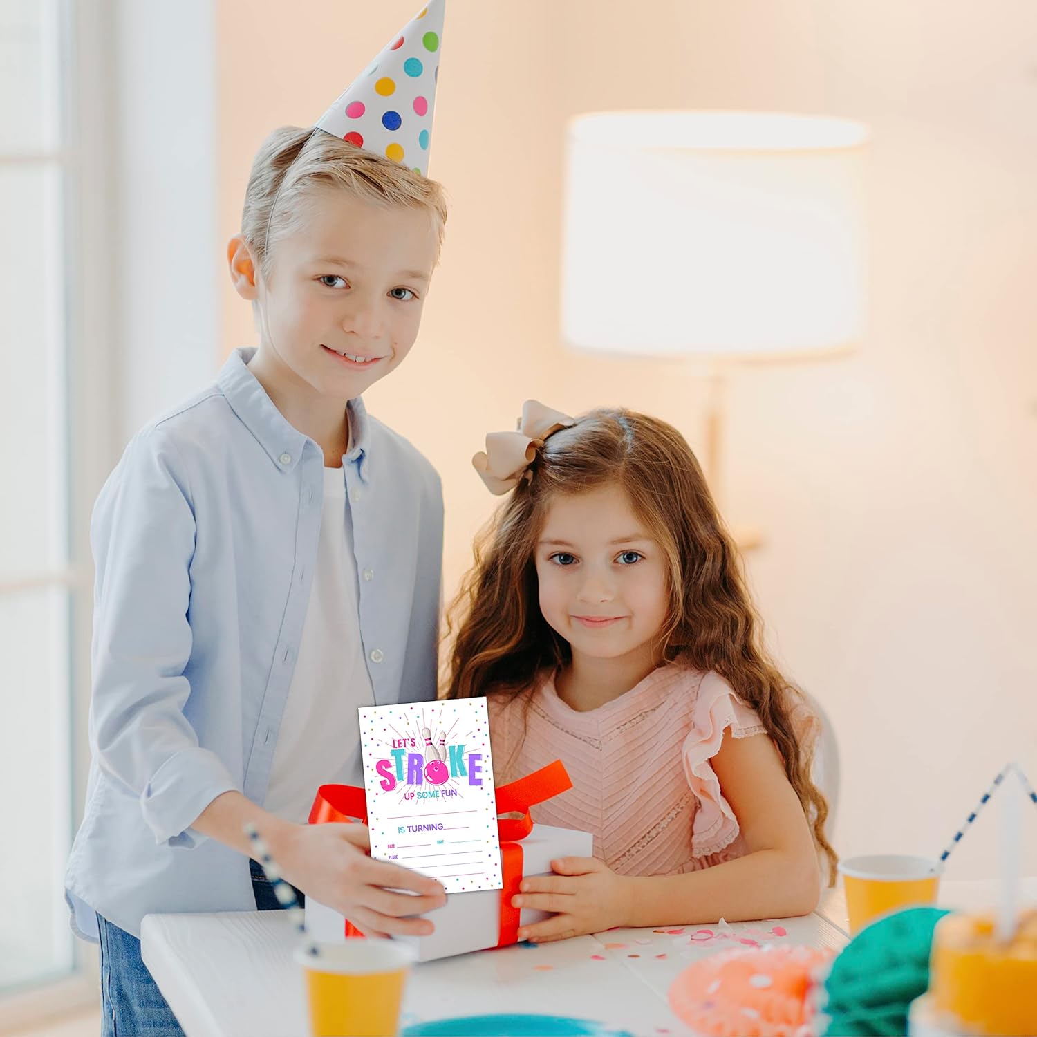 Birthday Invitations Cards with Envelopes Set of 20