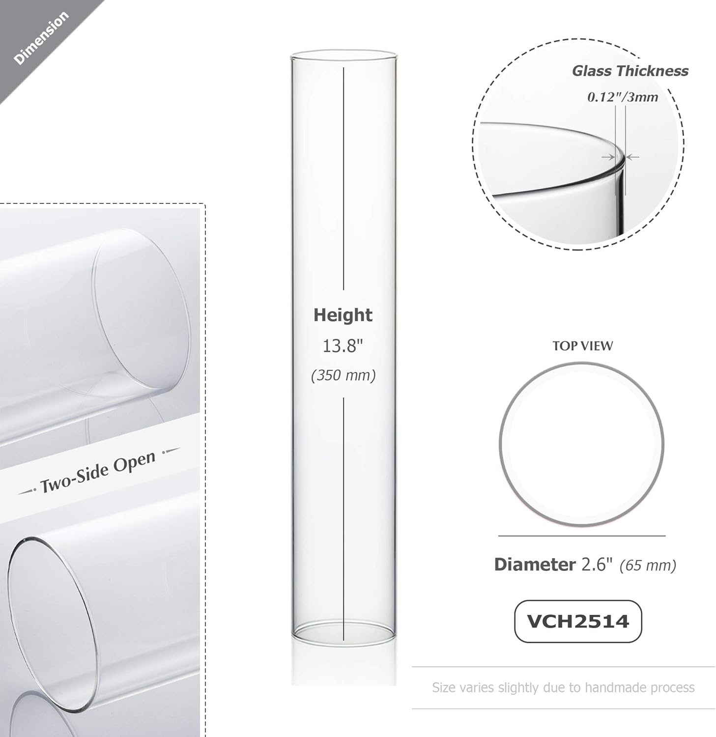 WGVI Hurricane Candle Holder Sleeve 24 Pack