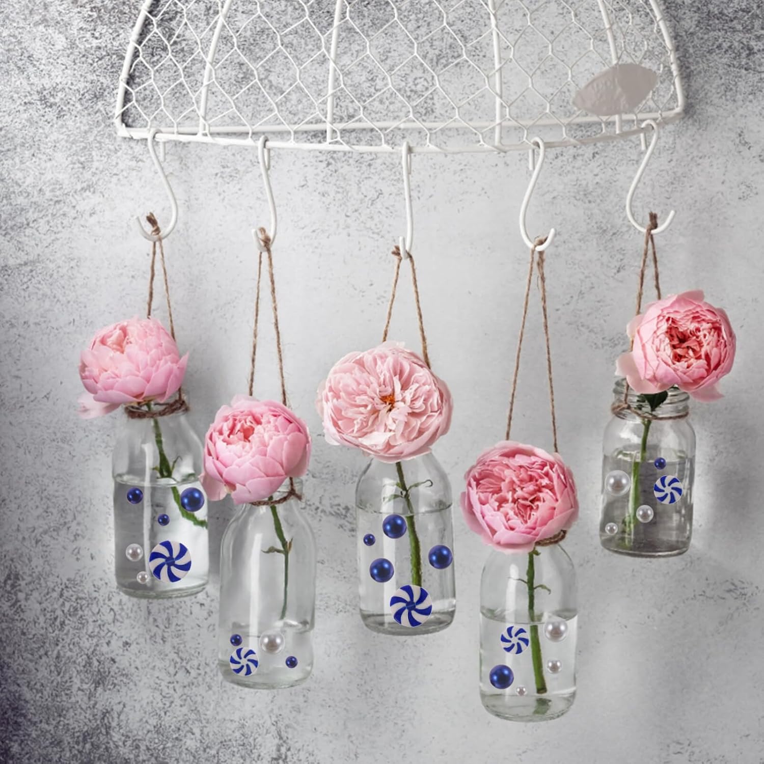 TENDYCOCO Christmas Vase Filler Acrylic Beads Set