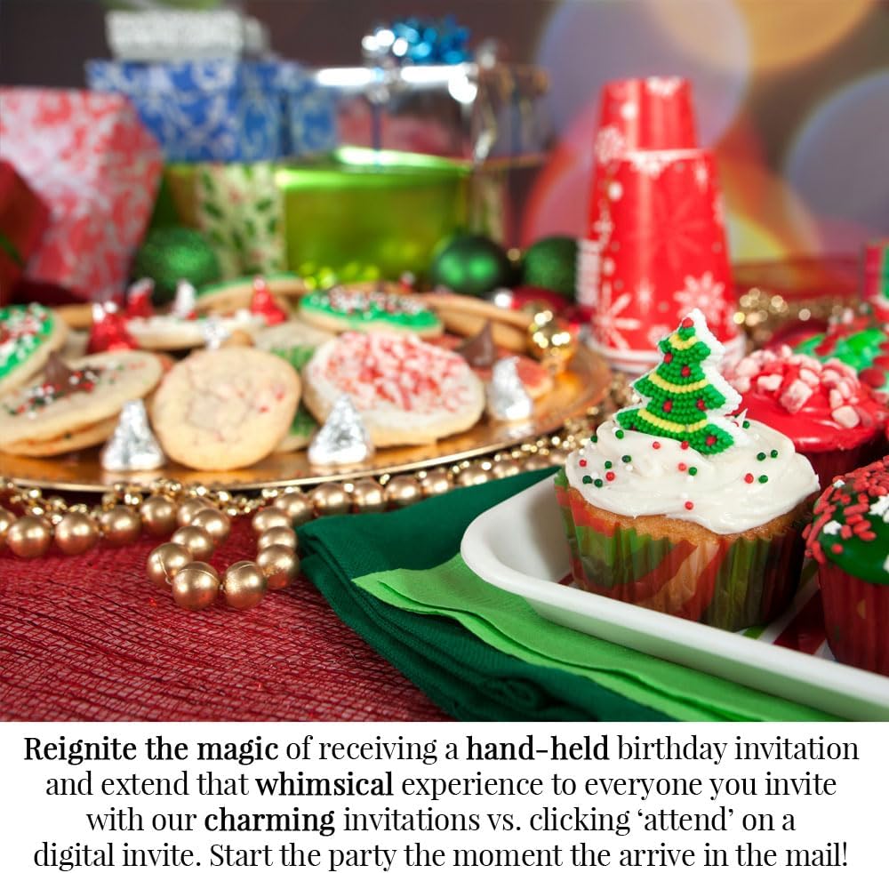 Amanda Creation Holiday Invitations with Envelopes 20 Pack